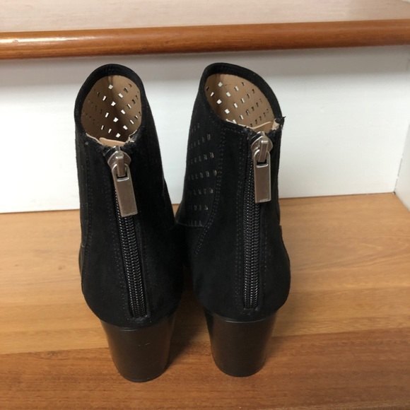 Kaari Blue Karin Ankle Boot Womens Size 9.5 Black Diamond Cut Out NEW - Picture 6 of 10